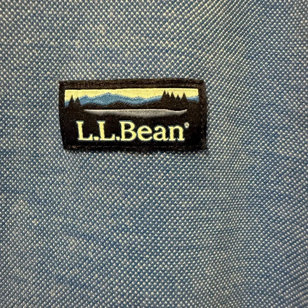 L.L. Bean Men's Zip-Up Sweater in Blue L Tall